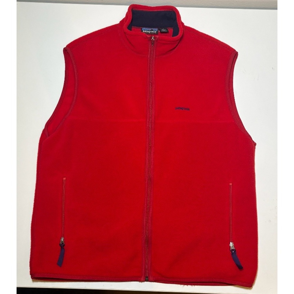 Patagonia Men's Synchilla Full Zip Vest | Red | XL